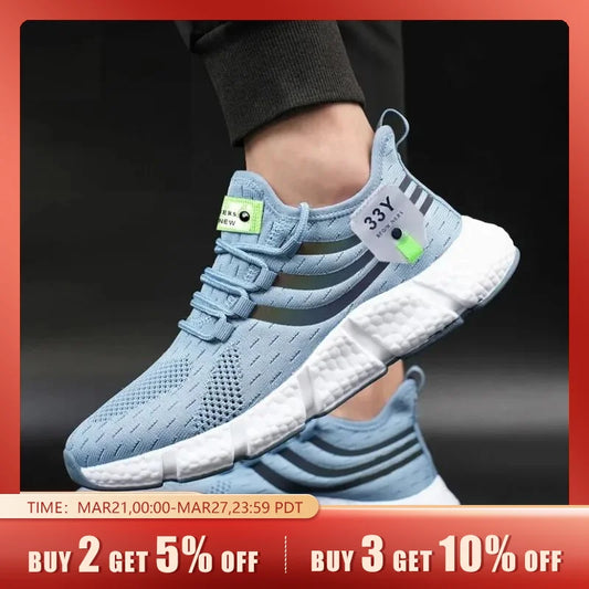 Breathable Lightweight Sneakers Outdoor Mesh